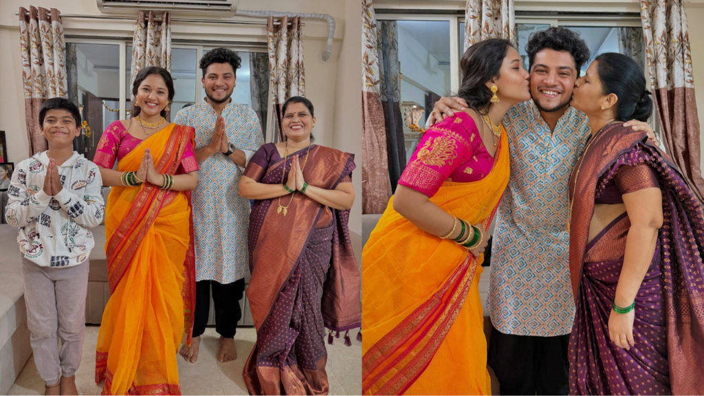 Komal Kharat Family